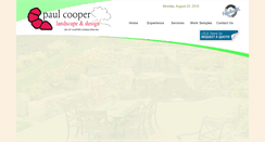 Desktop Screenshot of paulcooperlandscapedesign.com